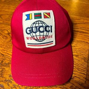 Gucci Worldwide Patch Baseball Cap